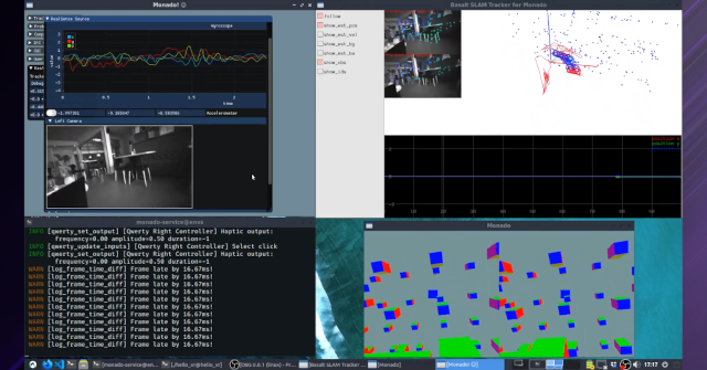 Visual-inertial tracking for Monado